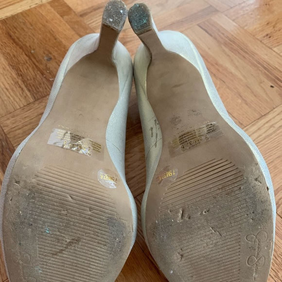 Gold Jessica Simpson Heels - Picture 8 of 8